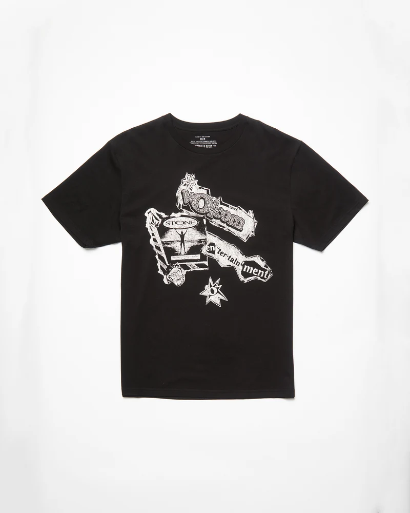 V Ent T-shirt - BLACK
