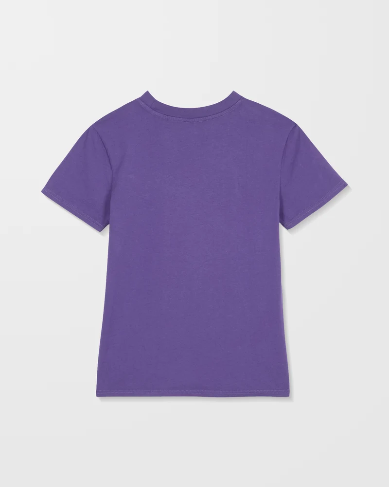 Solid Stone Besticktes T-Shirt - Acai