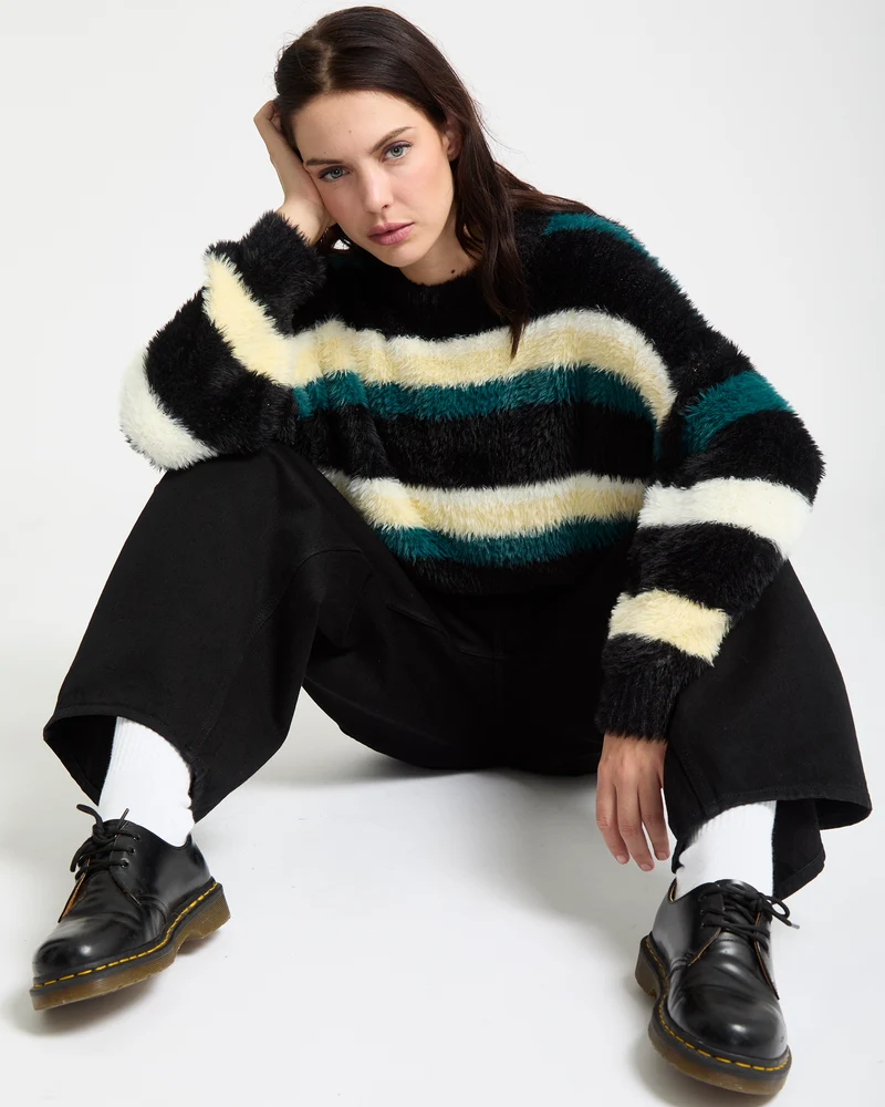 Hairy Up Pullover - Multi