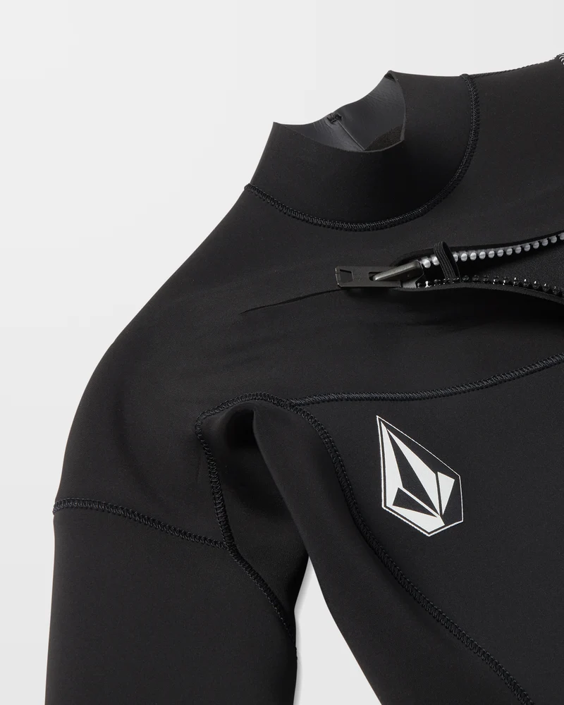 4/3Mm Chest Zip Neoprenanzug - Black