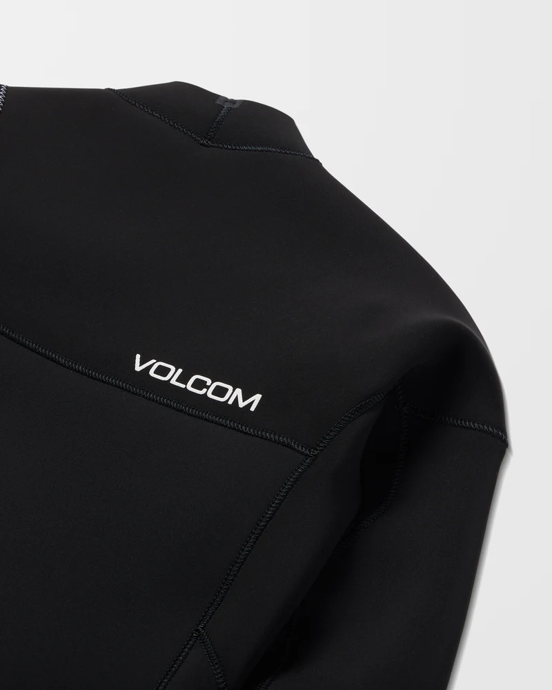 4/3Mm Chest Zip Neoprenanzug - Black