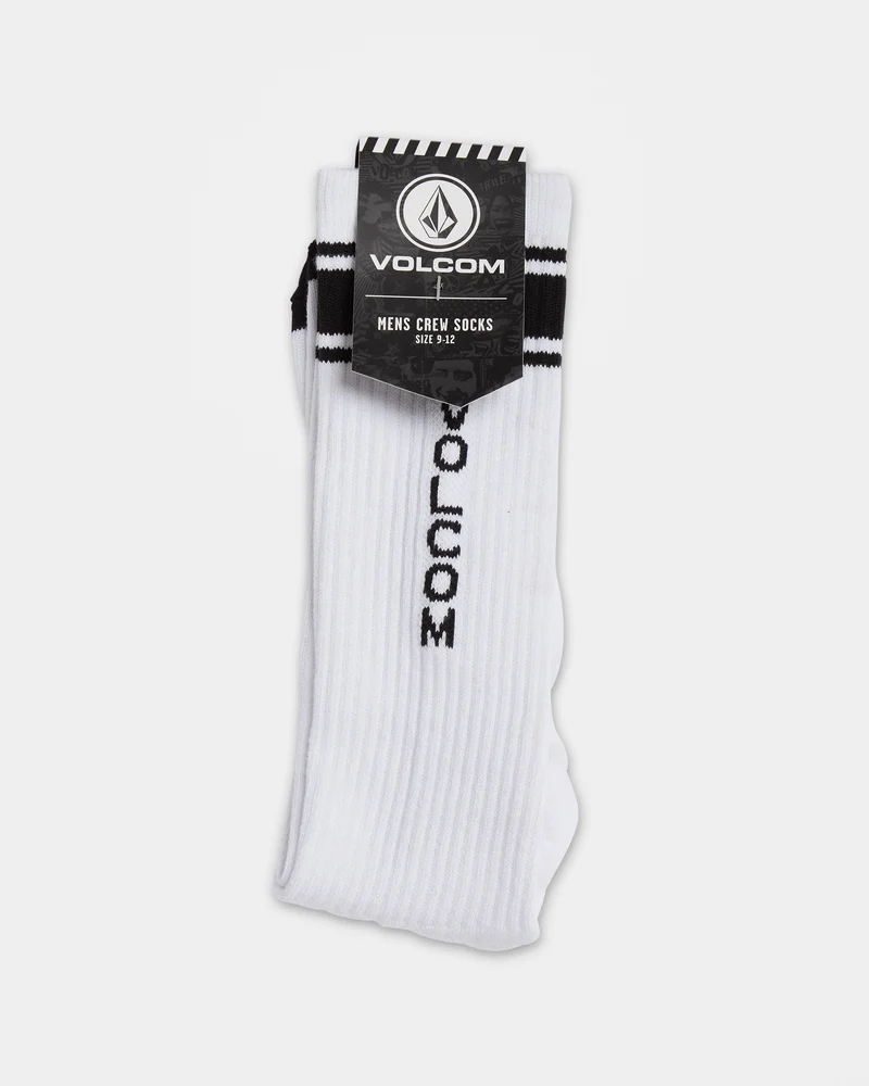 High Stripe Socken - White