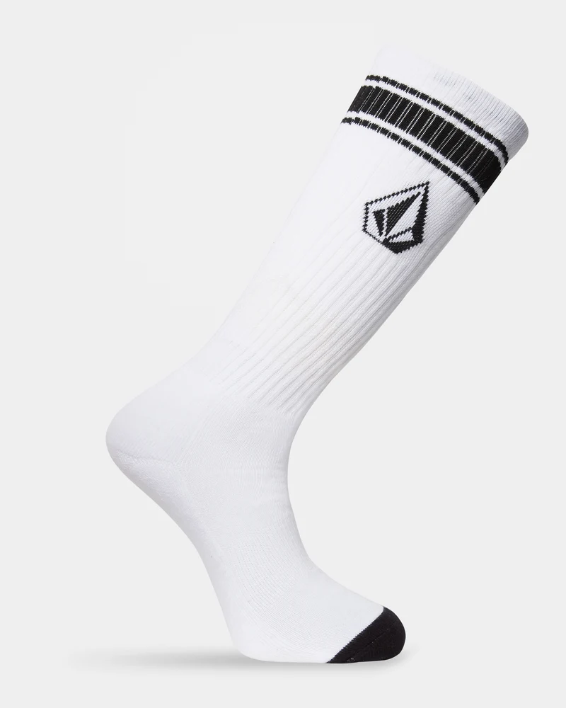 High Stripe Socken - White