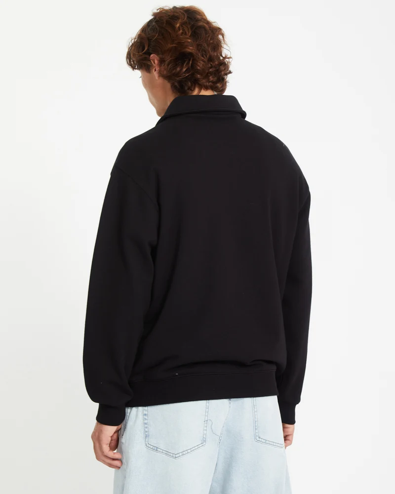 Nevermine Terry Pullover - BLACK