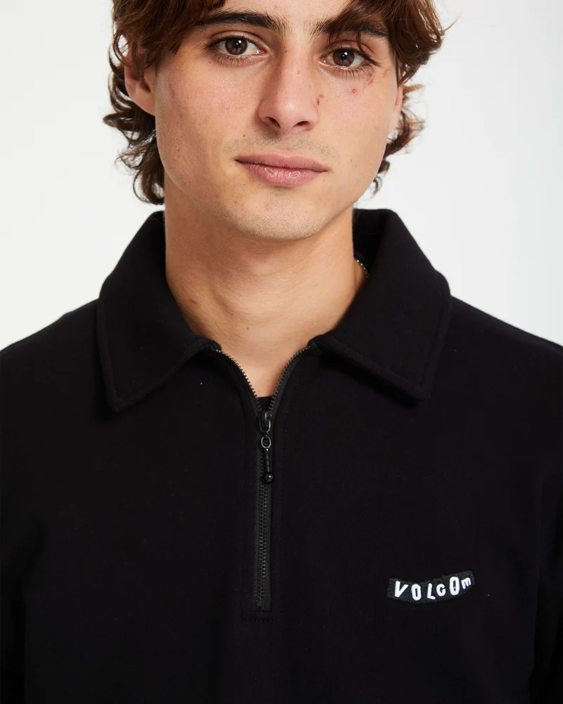 Nevermine Terry Pullover - BLACK