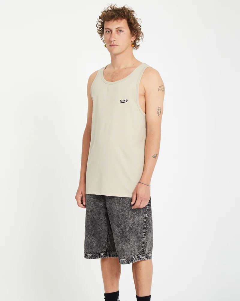 Pistol Stone Tanktop - LIGHT KHAKI