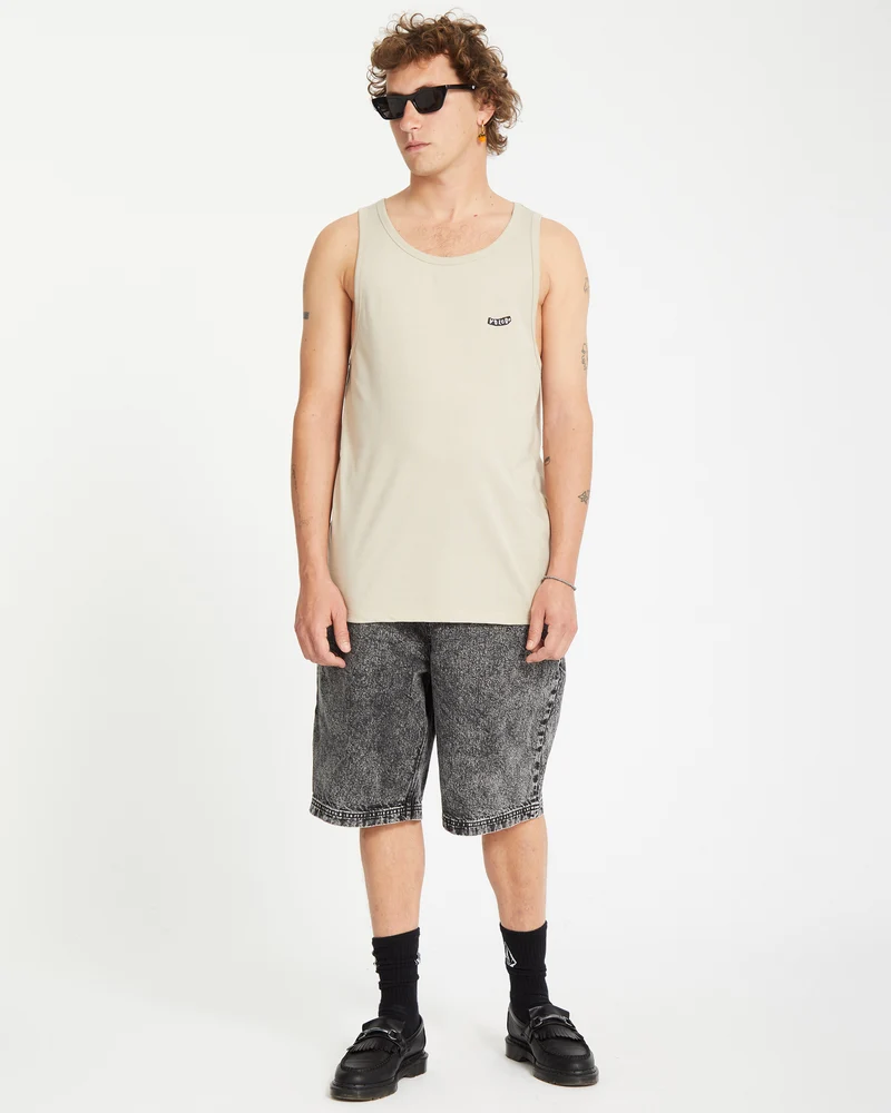 Pistol Stone Tanktop - LIGHT KHAKI