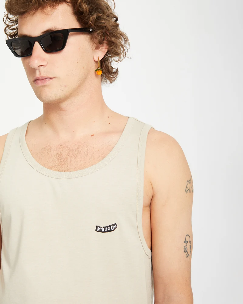 Pistol Stone Tanktop - LIGHT KHAKI