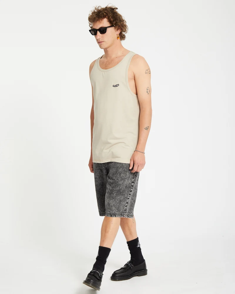 Pistol Stone Tanktop - LIGHT KHAKI