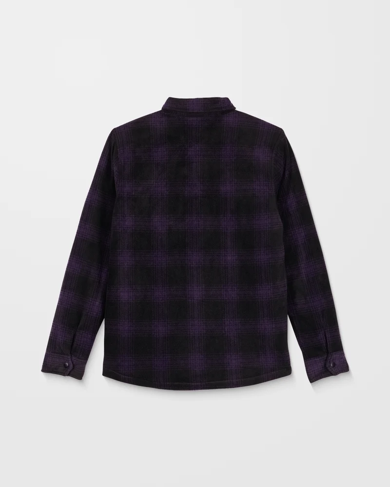 Bowered Hemdjacke - Dark Purple