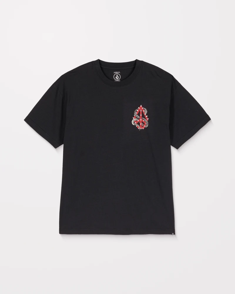 Snake Peace T-Shirt - Black