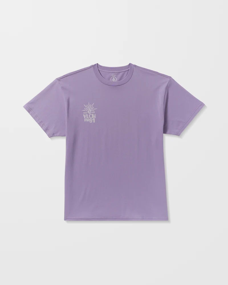 Tune In T-Shirt - Purple Ash