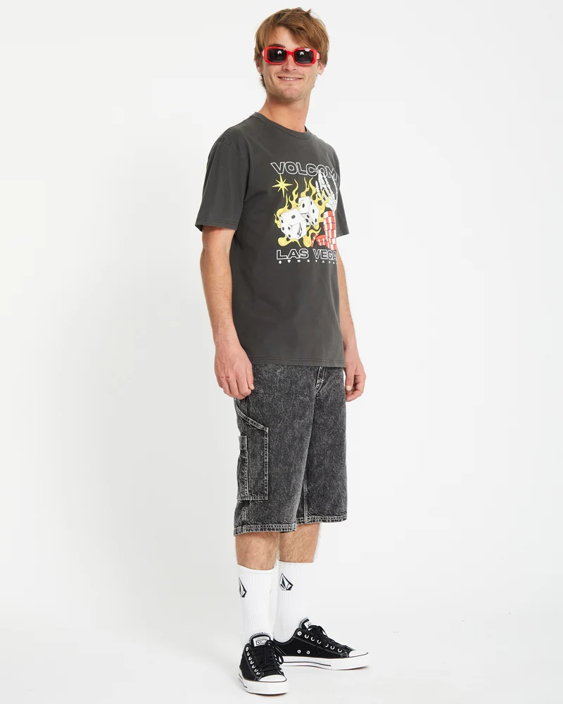 Pass Line T-shirt - BLACK