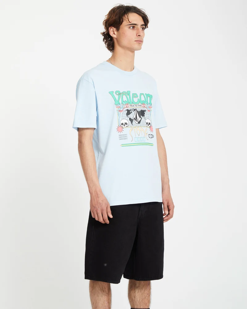 Worldly T-shirt - CAROLINA BLUE