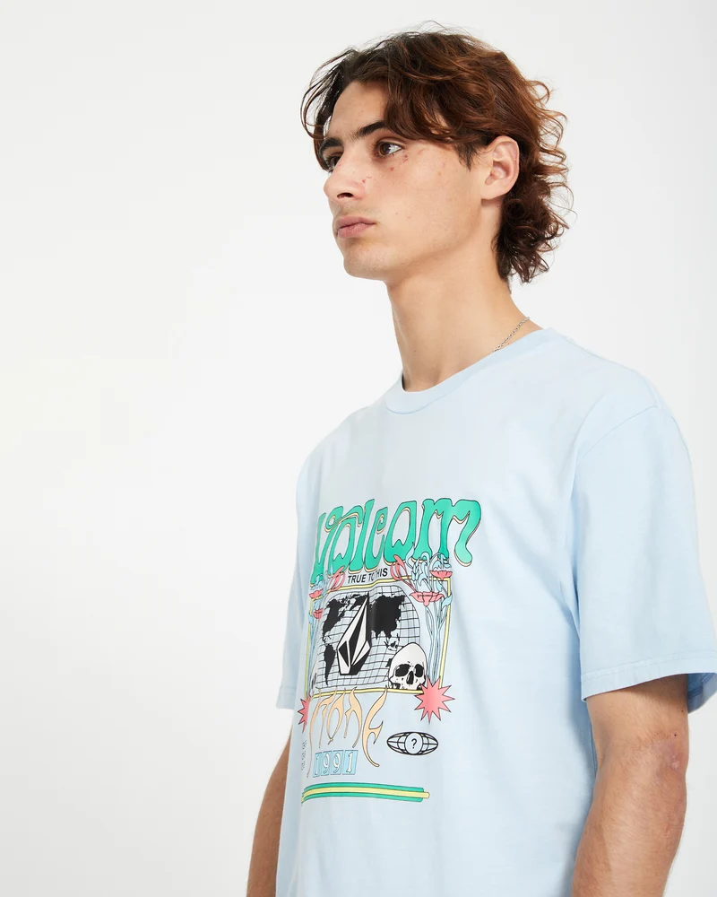 Worldly T-shirt - CAROLINA BLUE