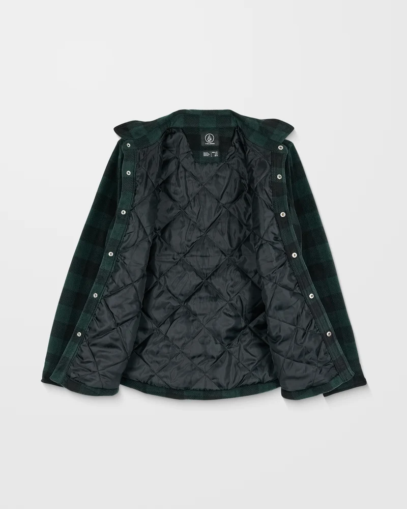 Bowered Fleece Hemdjacke - Scarab - (KINDER)