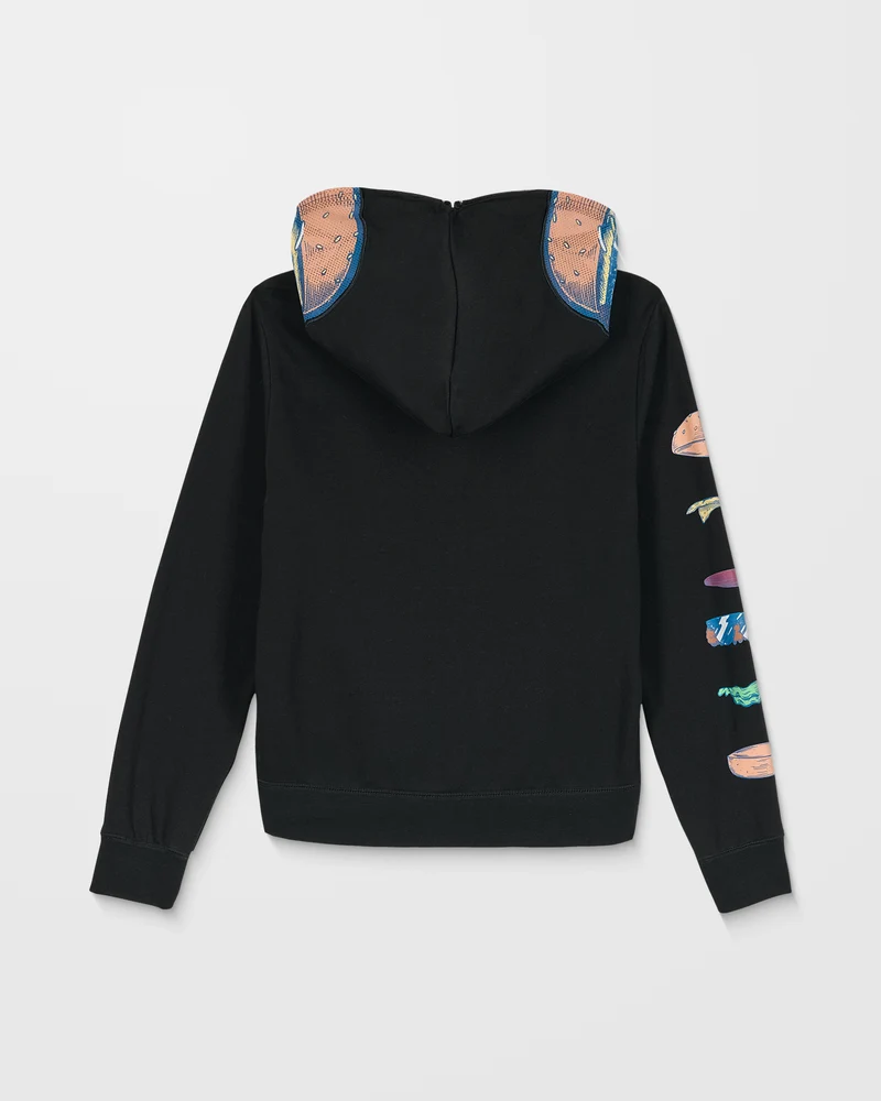 Burgstone Full Zip Up Hoodie - Black - (KINDER)