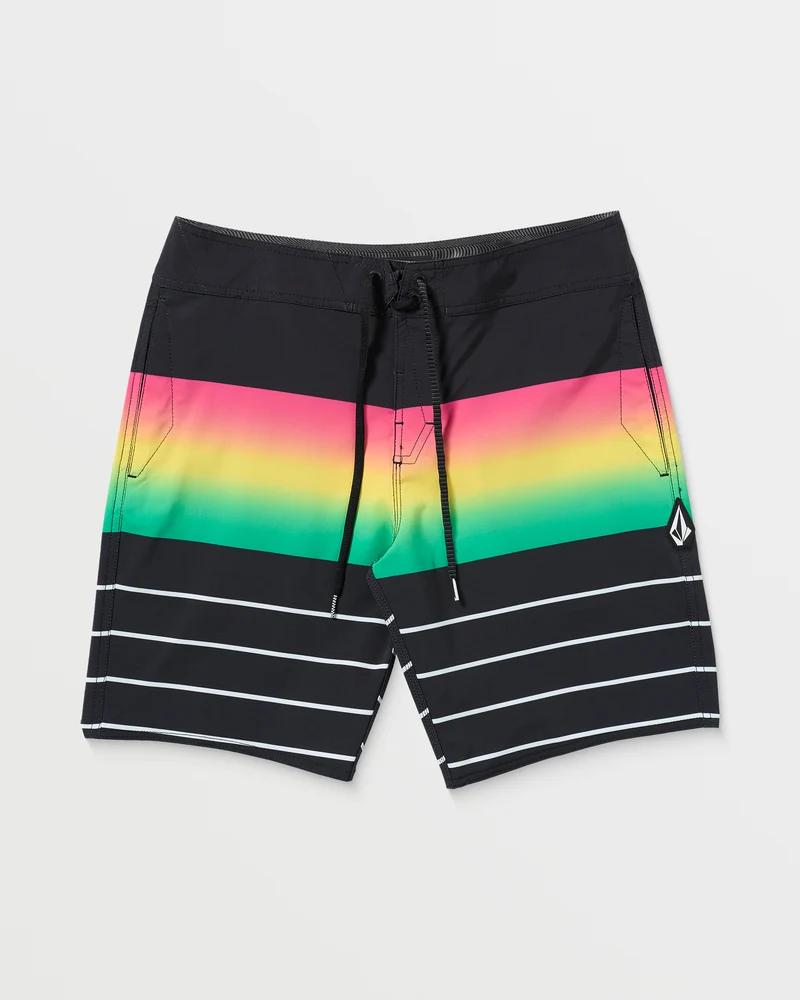 Quarta Fade Mod 19" Boardshorts - NEW BLACK