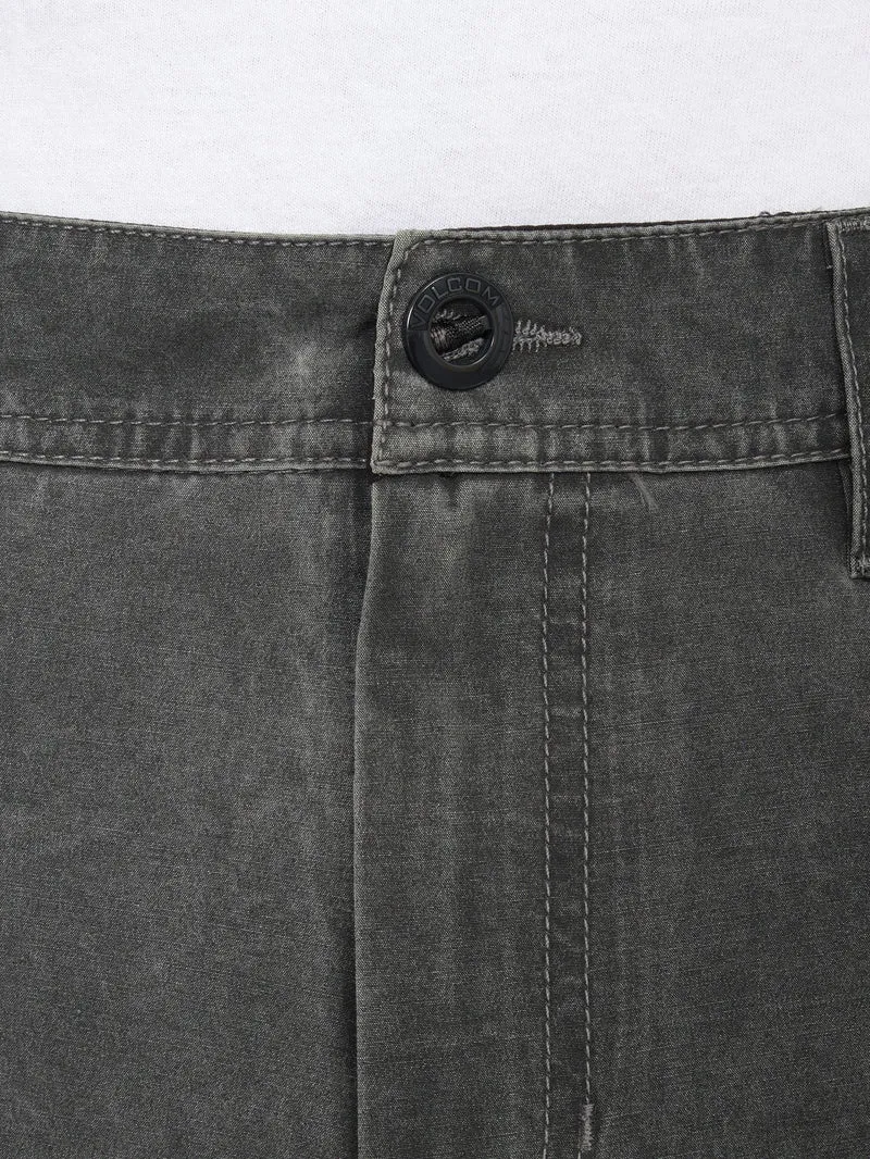 Stone Faded 19" Hybrid Shorts - STEALTH