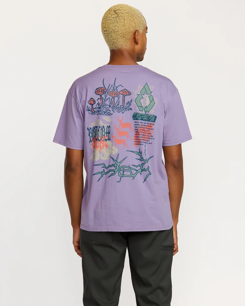 Stone Matter T-Shirt - Purple Ash