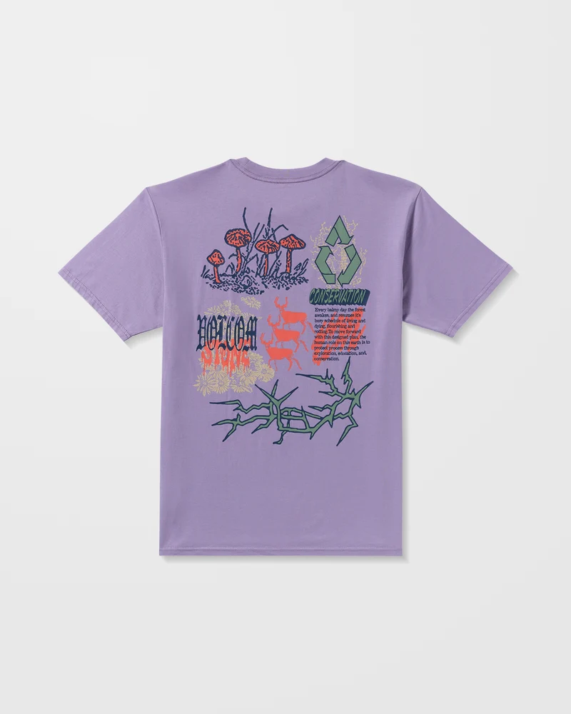 Stone Matter T-Shirt - Purple Ash