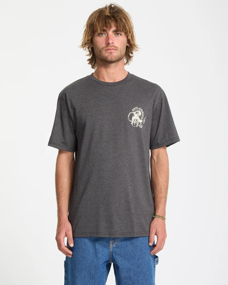 Anti Gravity T-Shirt - Heather Black