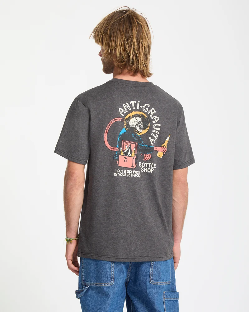 Anti Gravity T-Shirt - Heather Black