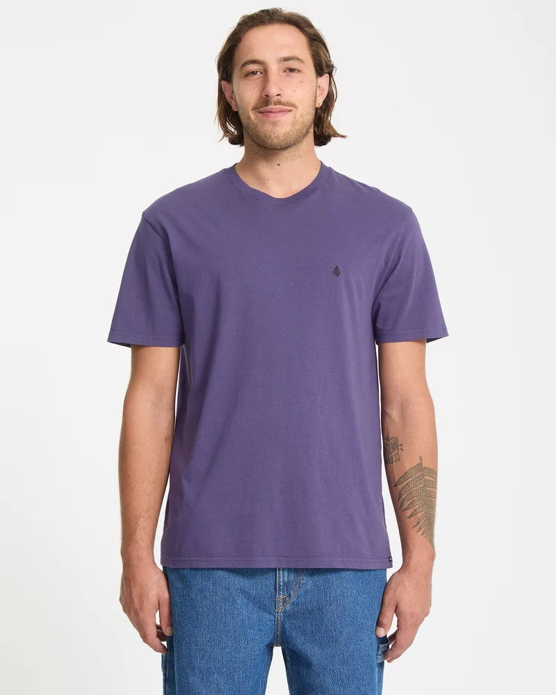 Solid Stone T-Shirt - Dark Purple