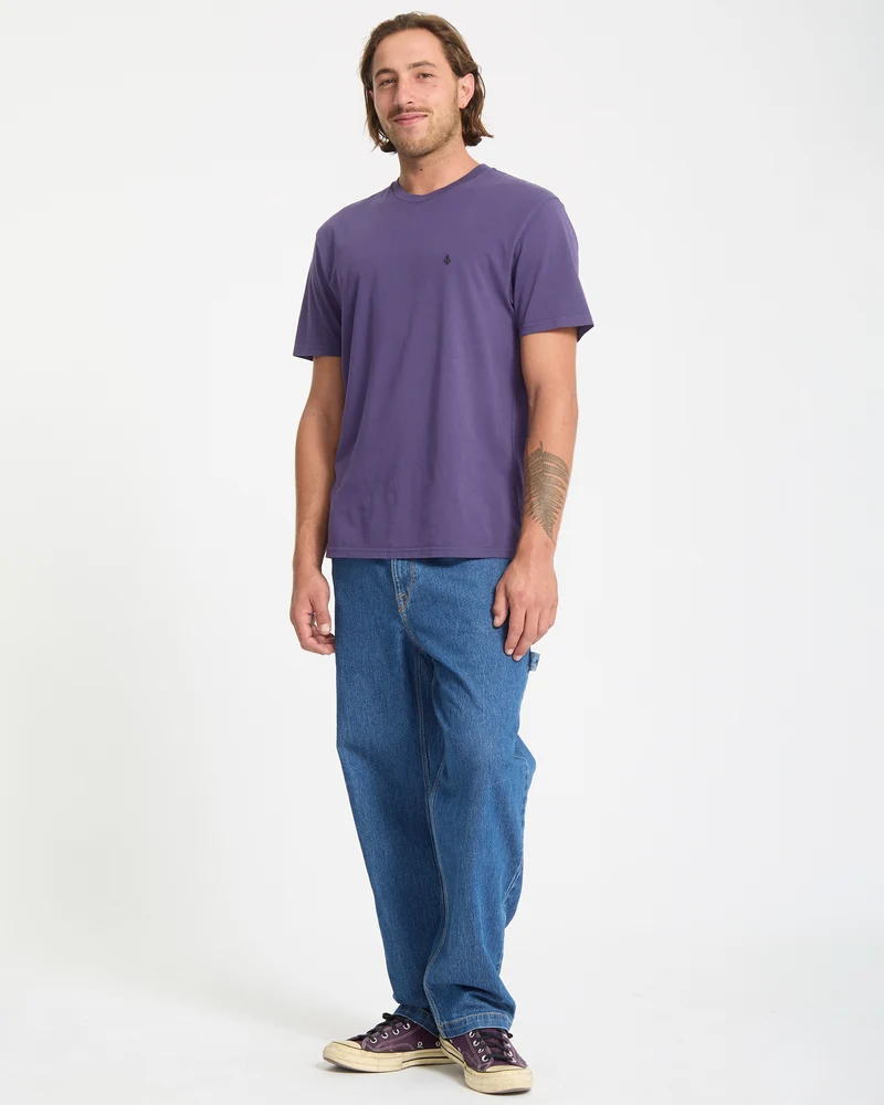 Solid Stone T-Shirt - Dark Purple
