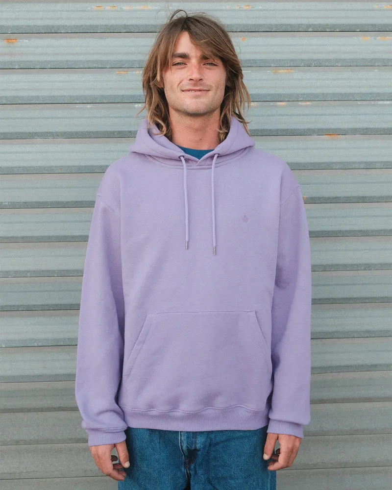 Single Stone Hoodie - Purple Ash