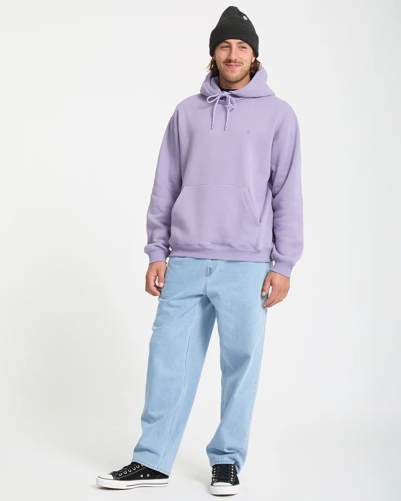 Single Stone Hoodie - Purple Ash