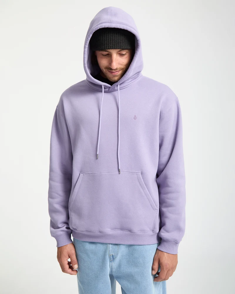 Single Stone Hoodie - Purple Ash