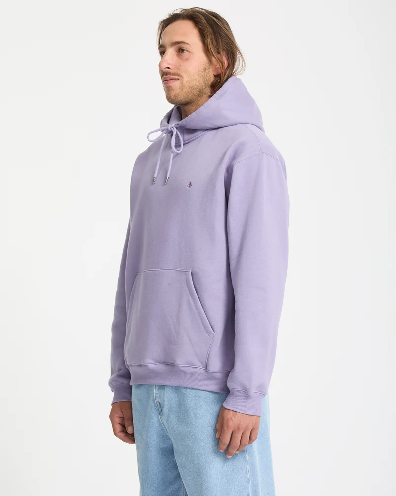 Single Stone Hoodie - Purple Ash