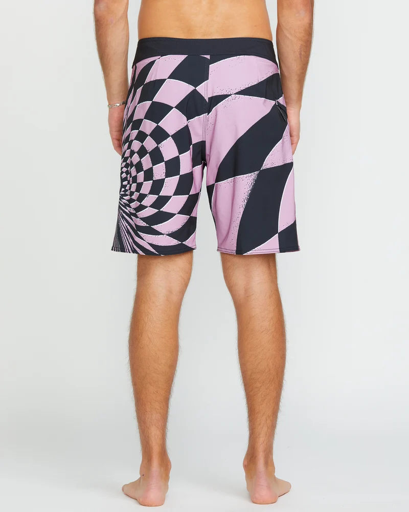 Spiral Stn Mod 20" Boardshorts - STEEL PURPLE