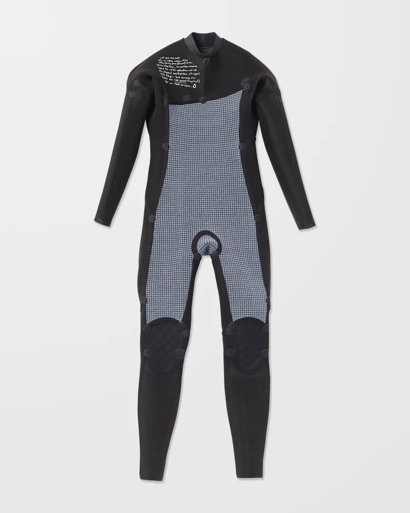 3/2Mm Chest Zip Neoprenanzug - Charcoal - (KINDER)