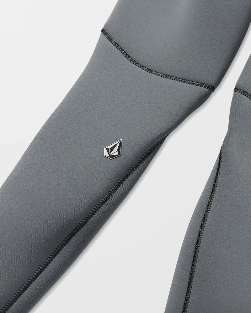 3/2Mm Chest Zip Neoprenanzug - Charcoal - (KINDER)