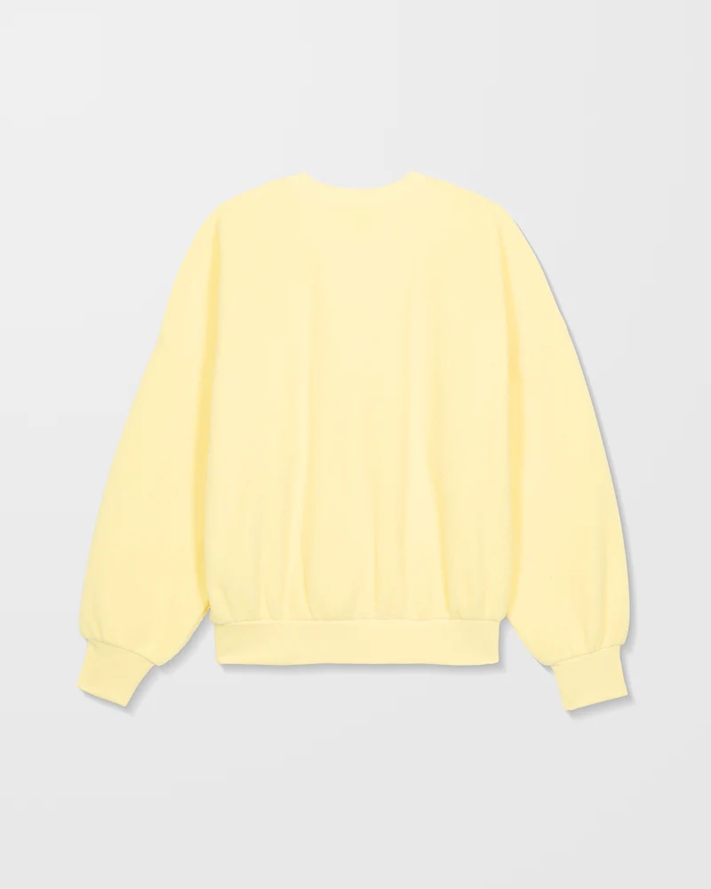 Piou Sherpa Sweatshirt - Dawn Yellow