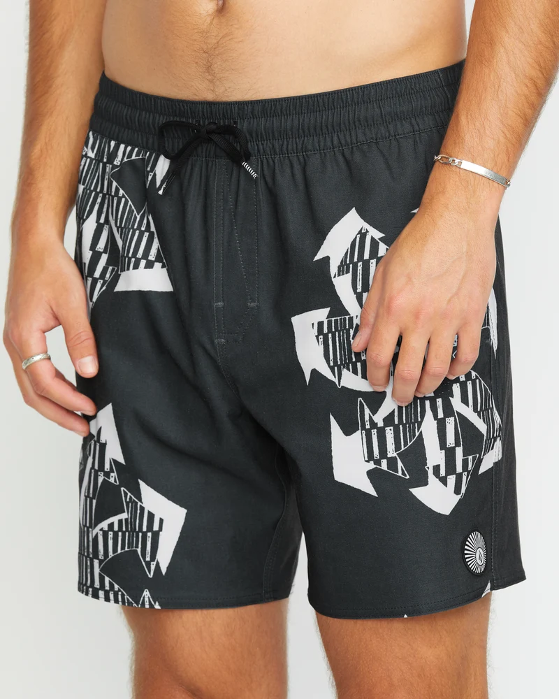 Unite Stoney Trunk 17" Boardshorts - BLACK
