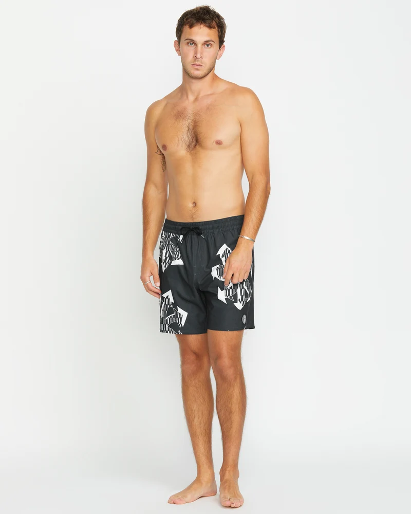 Unite Stoney Trunk 17" Boardshorts - BLACK