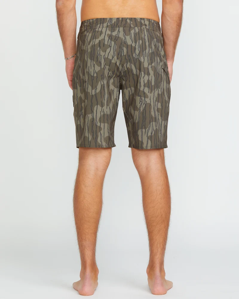 Lido Solid Mod 20" Boardshorts - BRINDLE