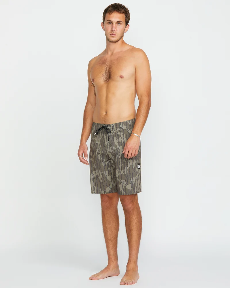 Lido Solid Mod 20" Boardshorts - BRINDLE