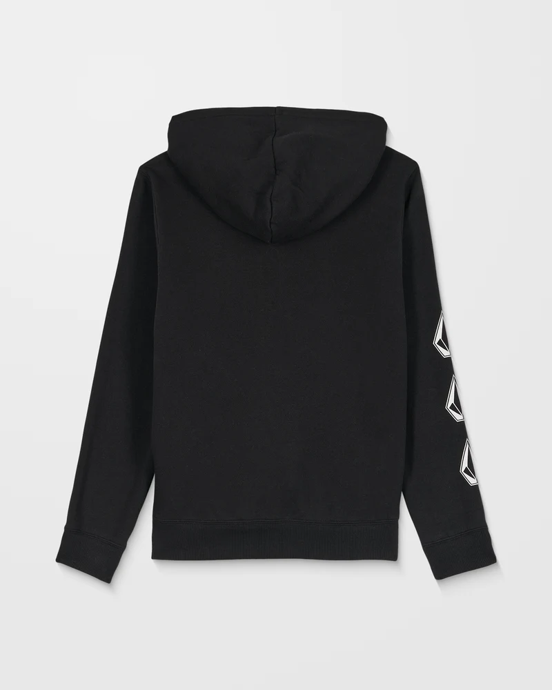 Iconic Stone Gid Zip Up Hoodie - Black - (KINDER)