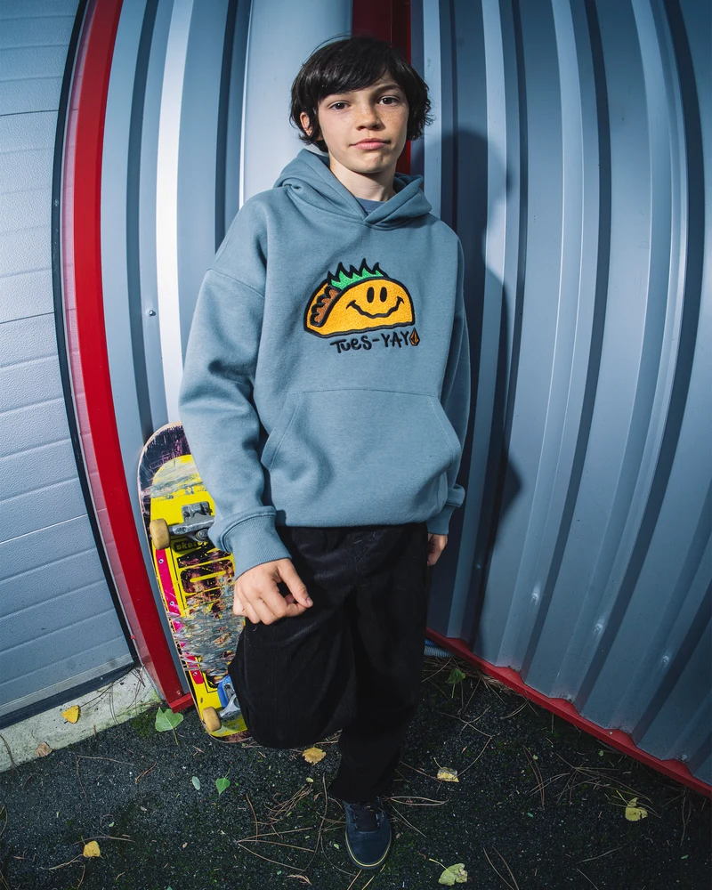 Voltaco Hoodie - Blue Wash - (KINDER)