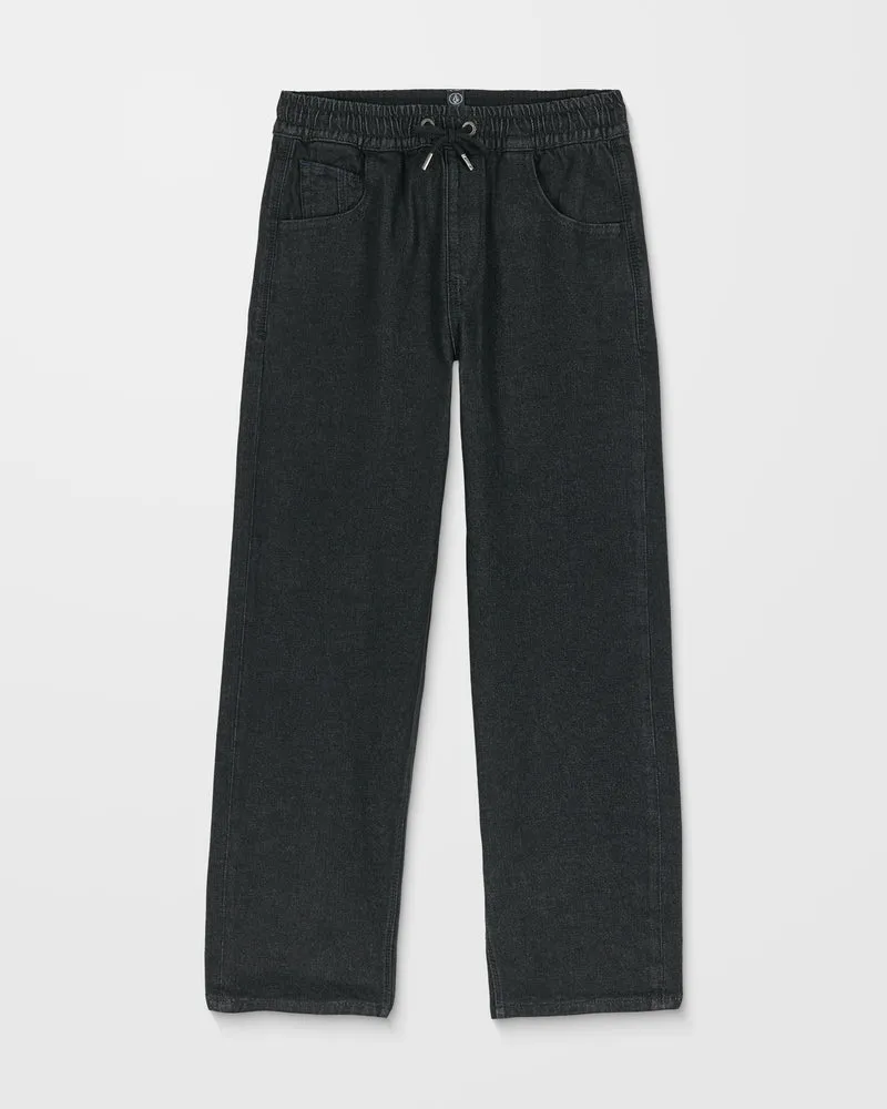 Freazy Loose Fit Jeans - Black Wash - (KINDER)