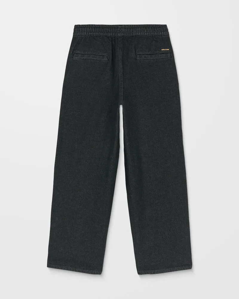 Freazy Loose Fit Jeans - Black Wash - (KINDER)