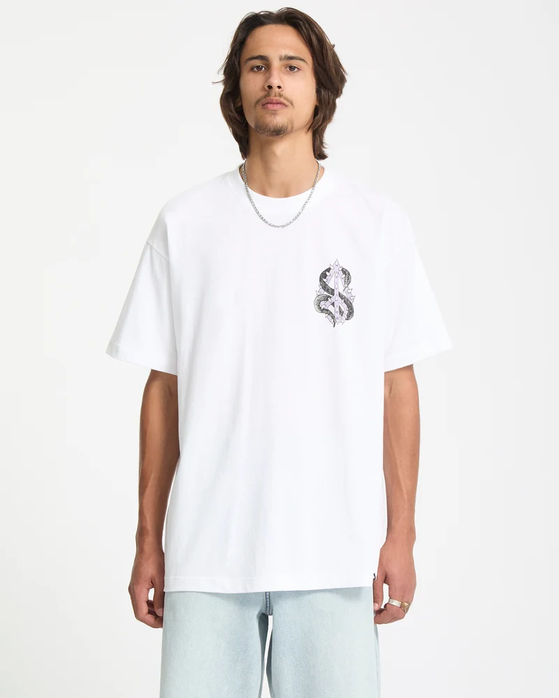 Snake Peace T-Shirt - White