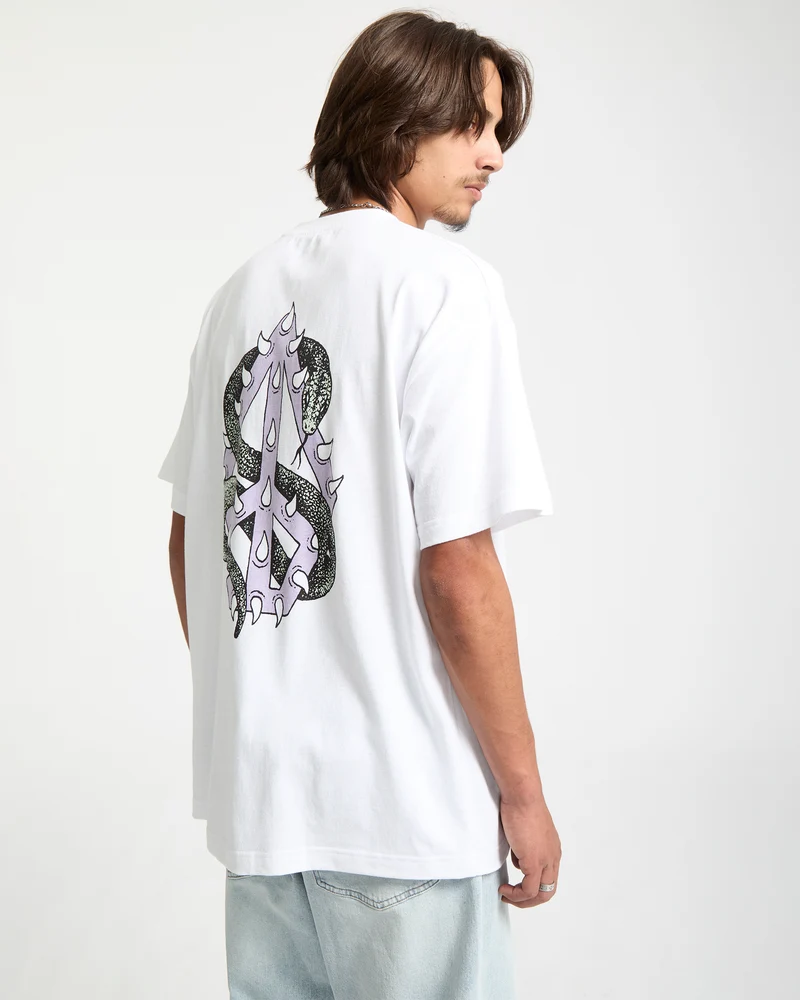 Snake Peace T-Shirt - White