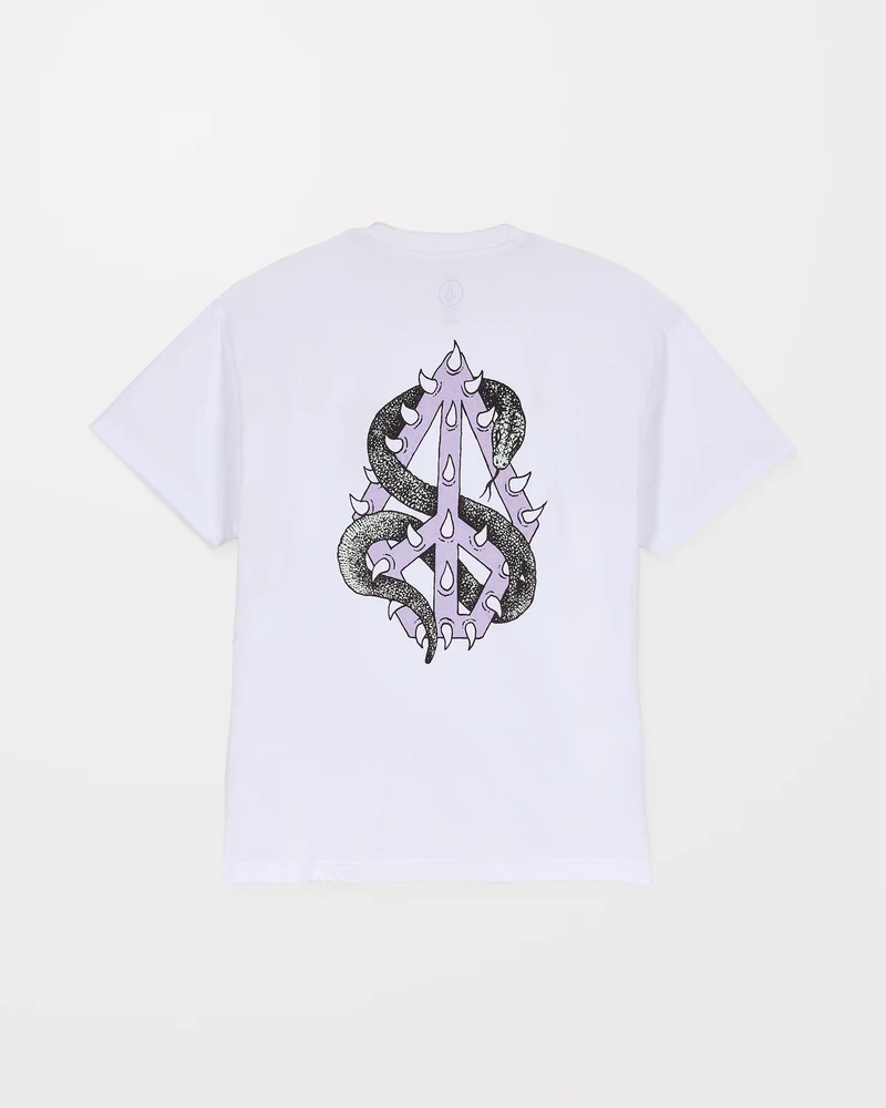 Snake Peace T-Shirt - White