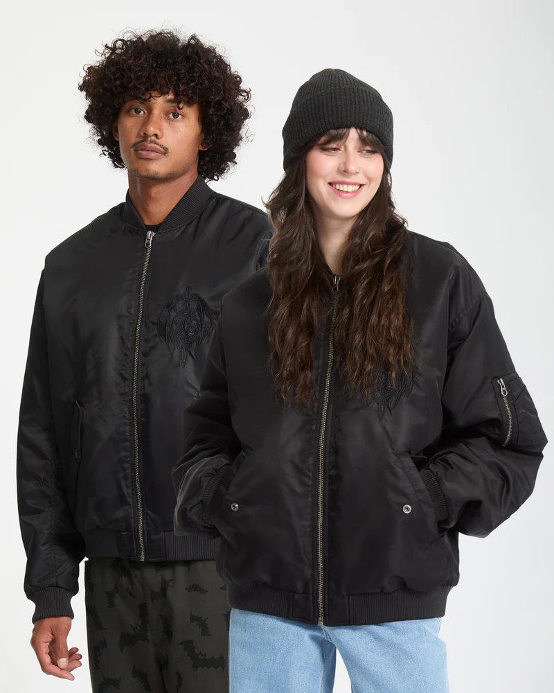Skullarstone Bomberjacke - Black
