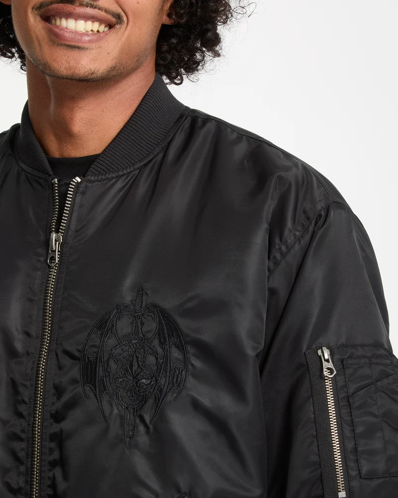 Skullarstone Bomberjacke - Black